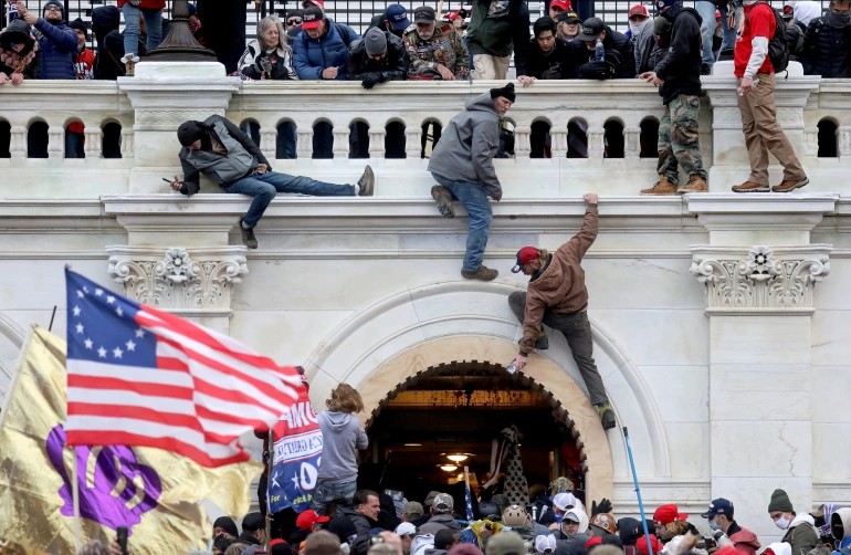 Biden takes direct aim at Trump in Capitol riot memorial: