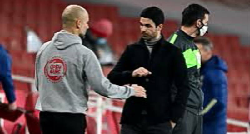 Mikel Arteta ayaa sheegay inuu “doorbidi lahaa” inuusan Pep Guardiola kula tartamin horyaalka Premier League +