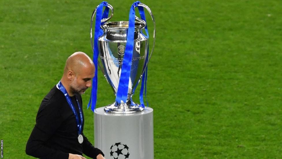 Tababaraha Man City ee Pep Guardiola ayaa ka hadlay ku guulaysiga Champions League