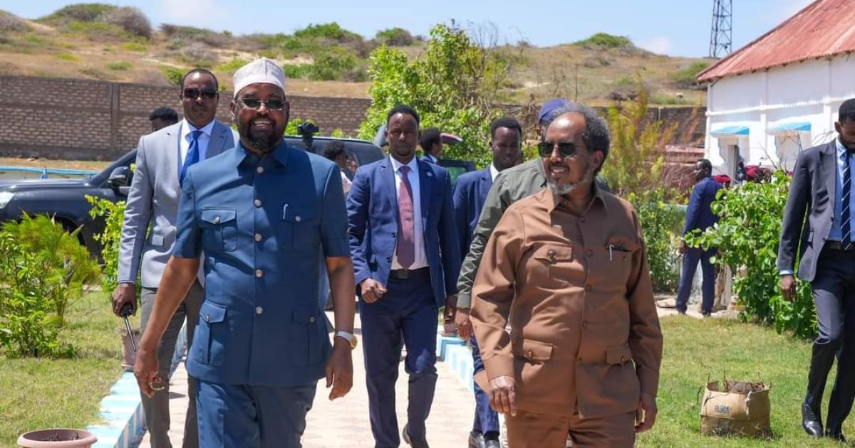 Madaxweyne Xasan Sheekh oo gaaray Magaalada Kismaayo