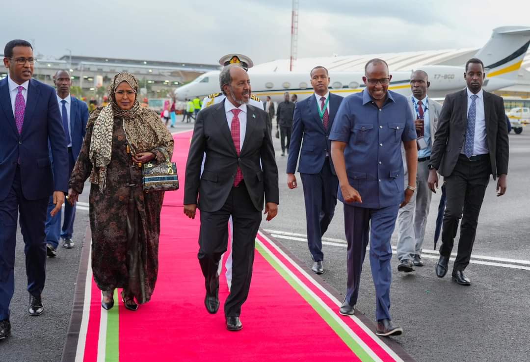 Madaxweyne Xasan Sheekh Oo gaaray magaalada Nairobi