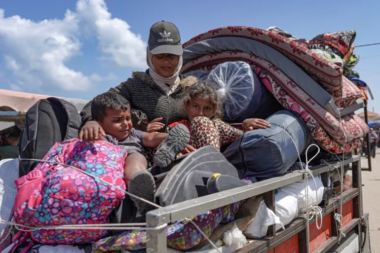 Number of internally displaced people hit record 75.9 million in 2023.