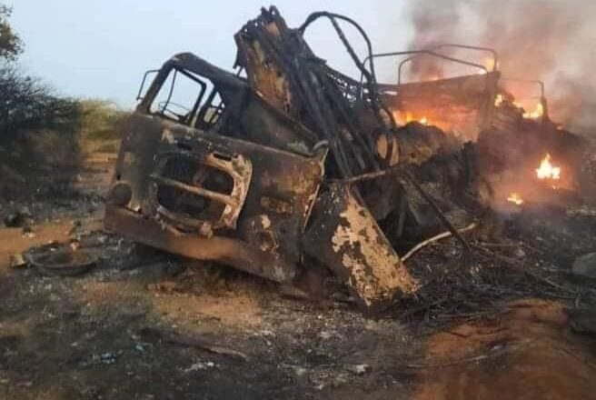 Al-Shabaab oo Gaar xamuul ooy la socdeen Dad rayid ah ku gubtay Koonfurta Mudug