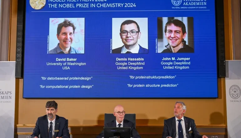 Baker, Jumper, Hassabis win Nobel Prize in chemistry for work on proteins