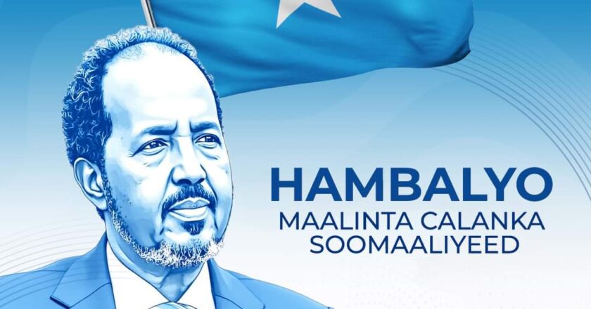 MADAXWEYNE XASAN SHEEKH OO UGU HAMBALYEEYEY SHACABKA SOOMAALIYEED MAALINTA CALANKA