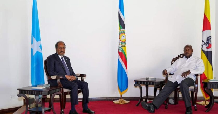 Somalia and Uganda have agreed to cooperate in strengthening security