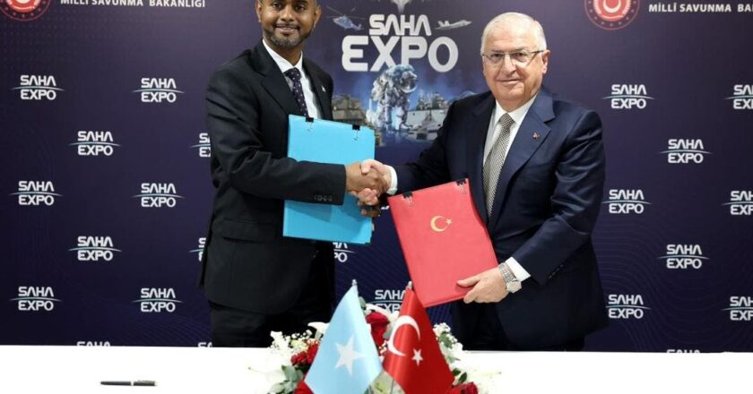 Somalia and Turkey signed a new defense agreement today