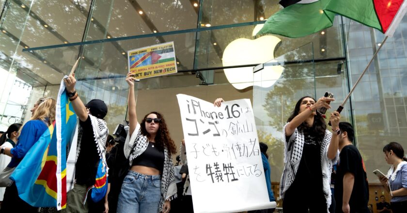 Apple iPhone 16 launch protests took place outside Apple Stores in over 12 cities across 10 countries